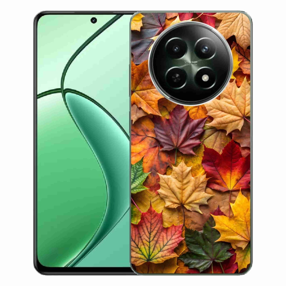 Gelový kryt mmCase na Realme 12 5G/12x 5G - javorové listy 2