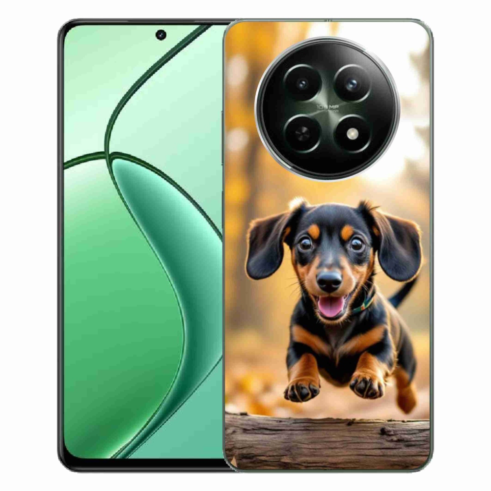 Gelový kryt mmCase na Realme 12 5G/12x 5G - jezevčík 2