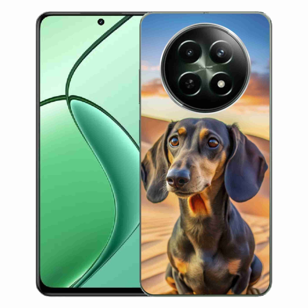 Gelový kryt mmCase na Realme 12 5G/12x 5G - jezevčík 3 