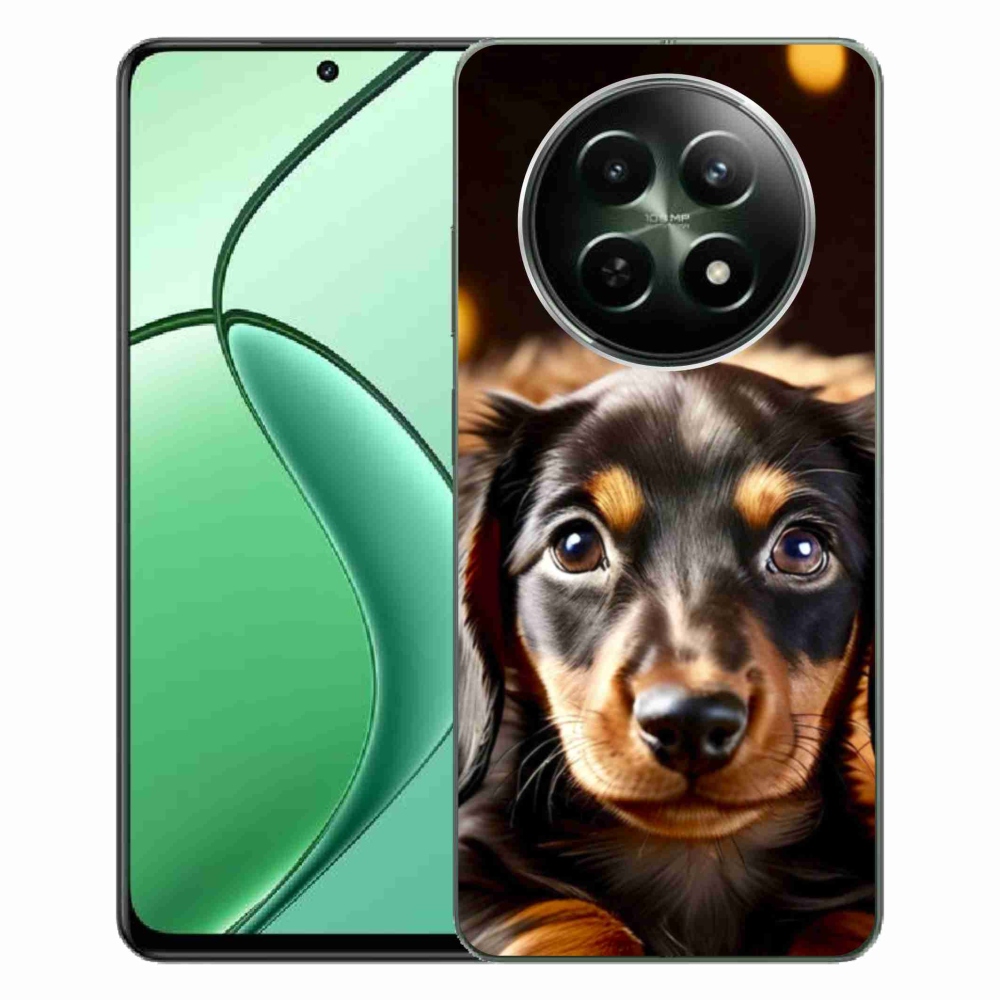 Gelový kryt mmCase na Realme 12 5G/12x 5G - jezevčík