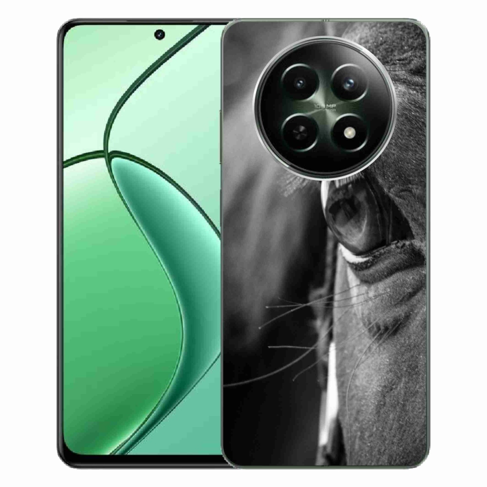 Gelový kryt mmCase na Realme 12 5G/12x 5G - koňský pohled