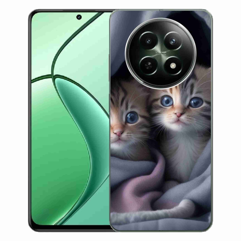 Gelový kryt mmCase na Realme 12 5G/12x 5G - kočičí duo 2