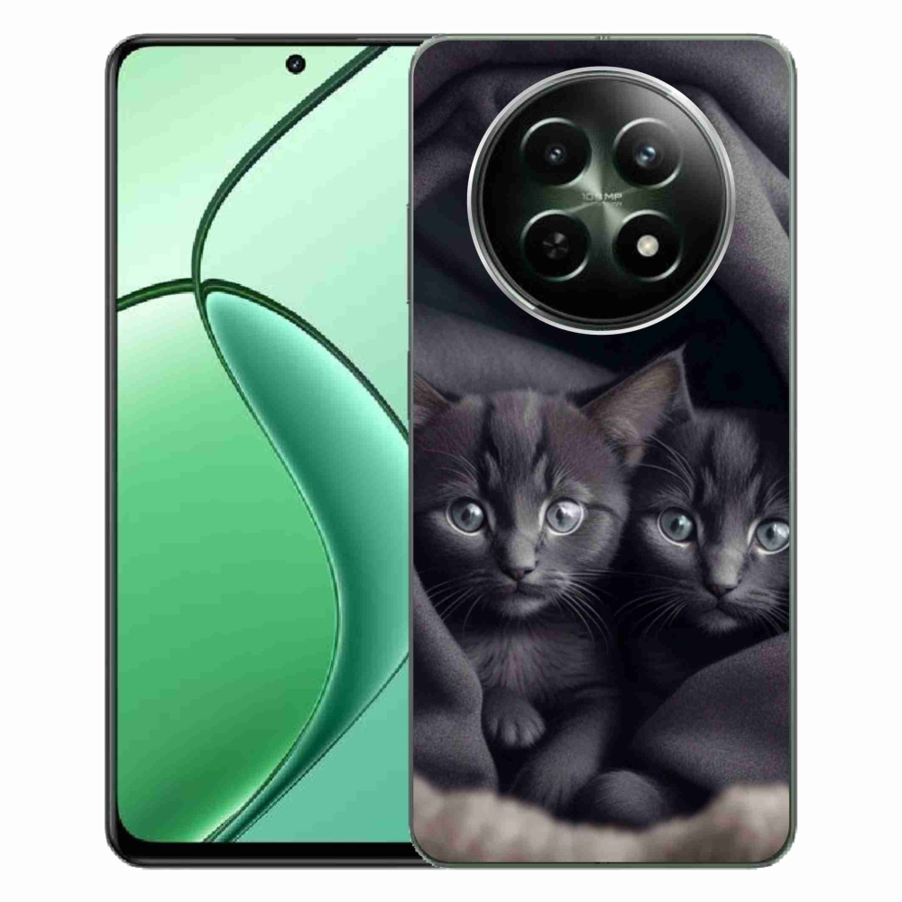 Gelový kryt mmCase na Realme 12 5G/12x 5G - kočičí duo