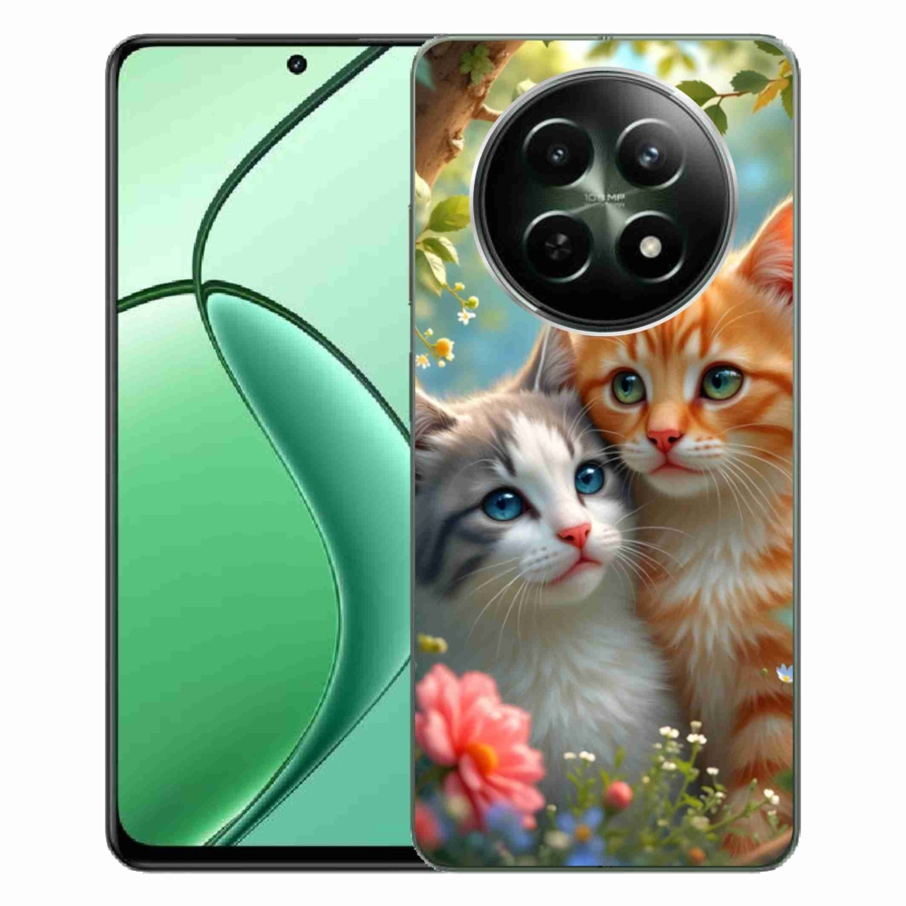 Gelový kryt mmCase na Realme 12 5G/12x 5G - kočičí láska 2
