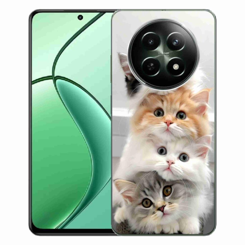 Gelový kryt mmCase na Realme 12 5G/12x 5G - kočičí parta