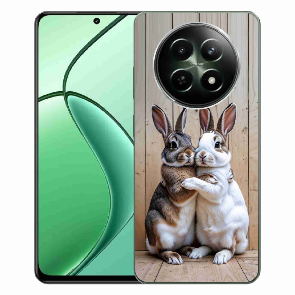 Gelový kryt mmCase na Realme 12 5G/12x 5G - králičí pár