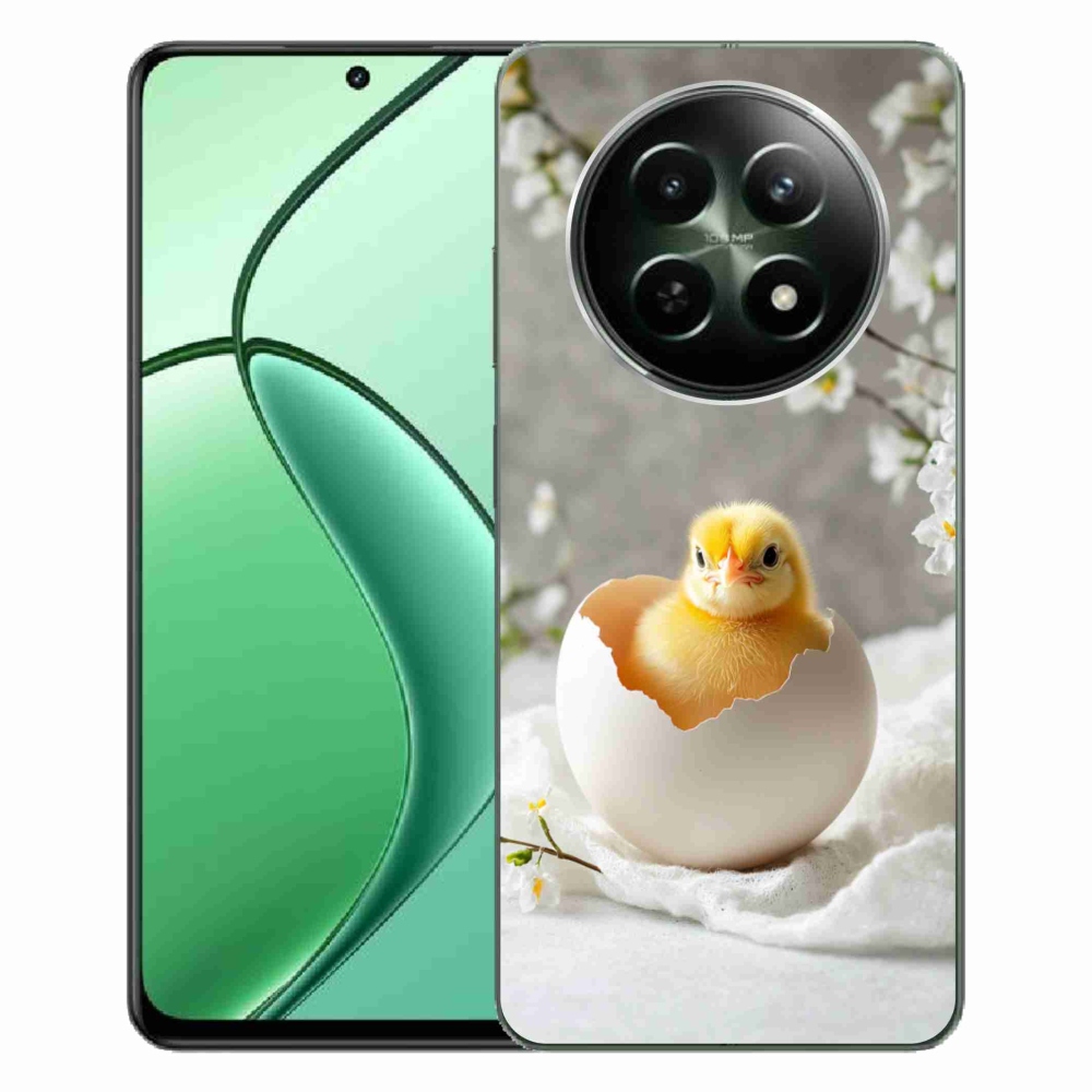 Gelový kryt mmCase na Realme 12 5G/12x 5G - kuřátko