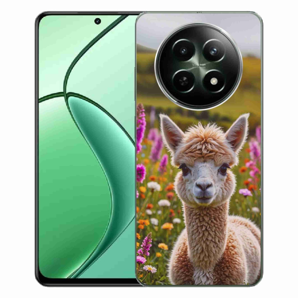 Gelový kryt mmCase na Realme 12 5G/12x 5G - lama na louce