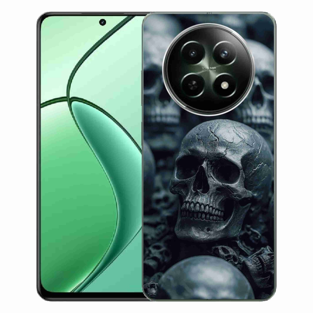 Gelový kryt mmCase na Realme 12 5G/12x 5G - lebka 2