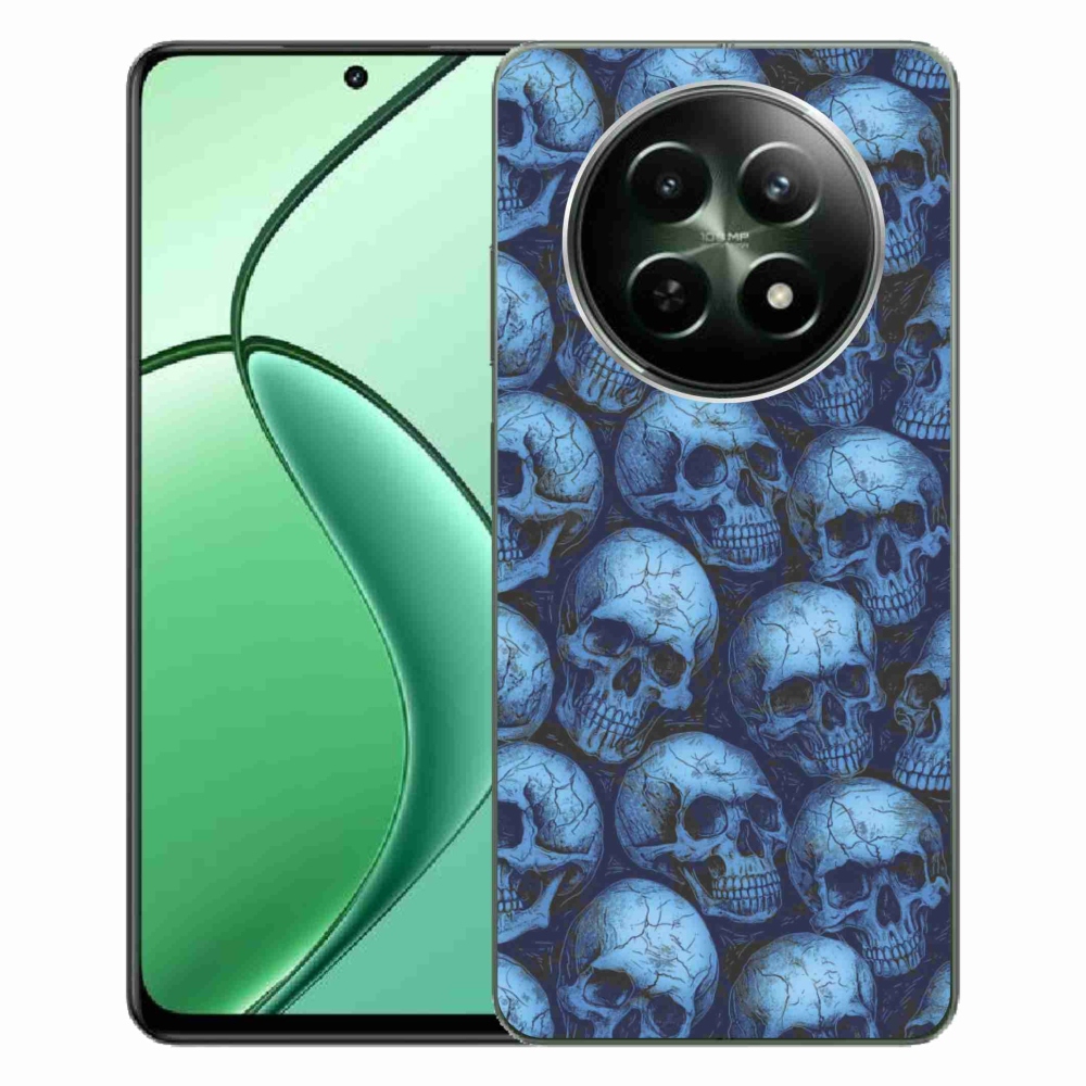 Gelový kryt mmCase na Realme 12 5G/12x 5G - lebky