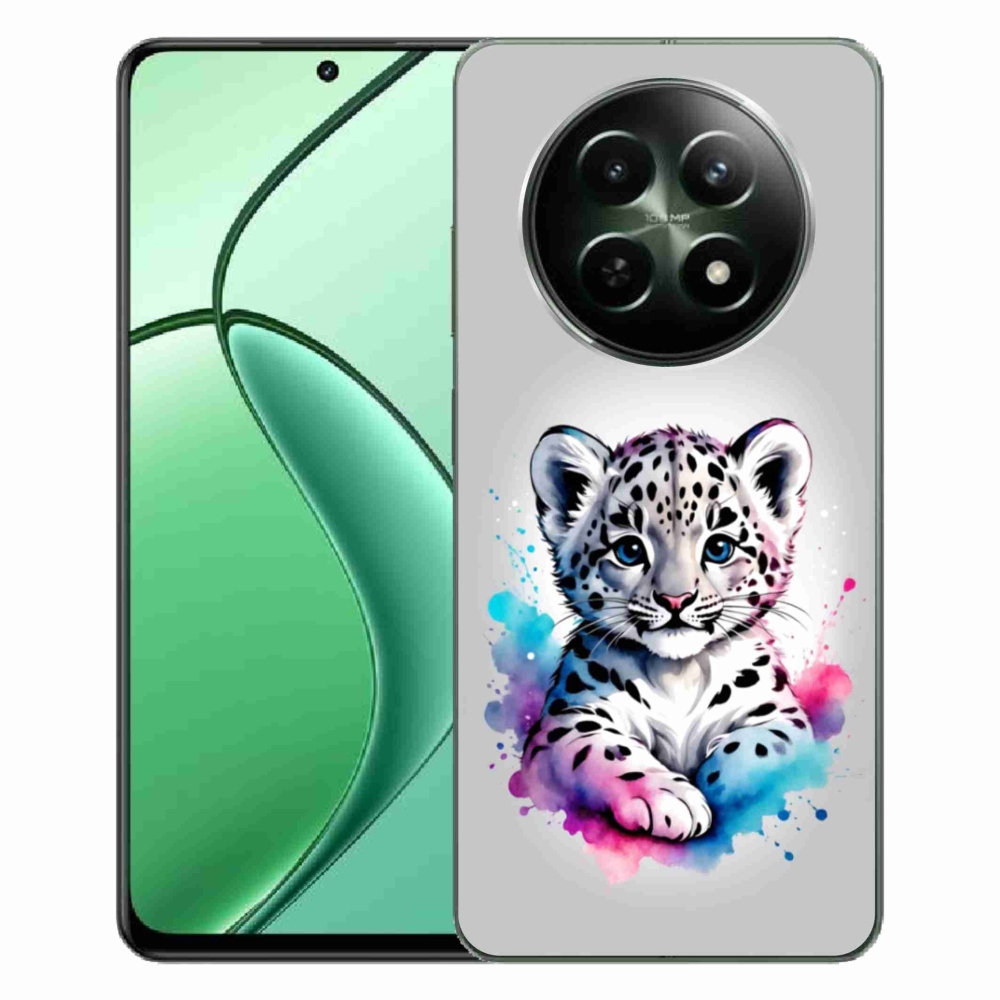 Gelový kryt mmCase na Realme 12 5G/12x 5G - levhartí mládě