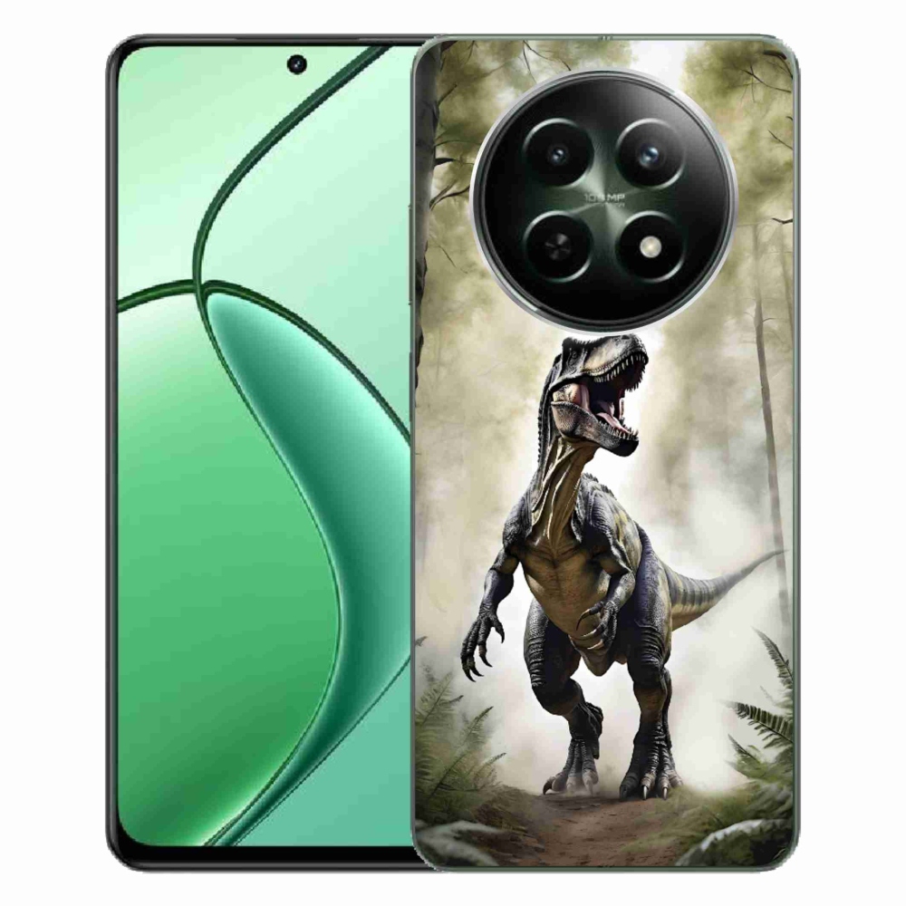 Gelový kryt mmCase na Realme 12 5G/12x 5G - naštvaný T-Rex