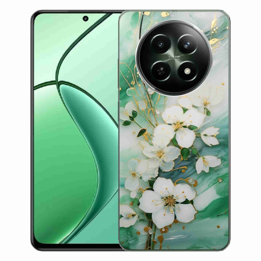 Gelový kryt mmCase na Realme 12 5G/12x 5G - něžné květy