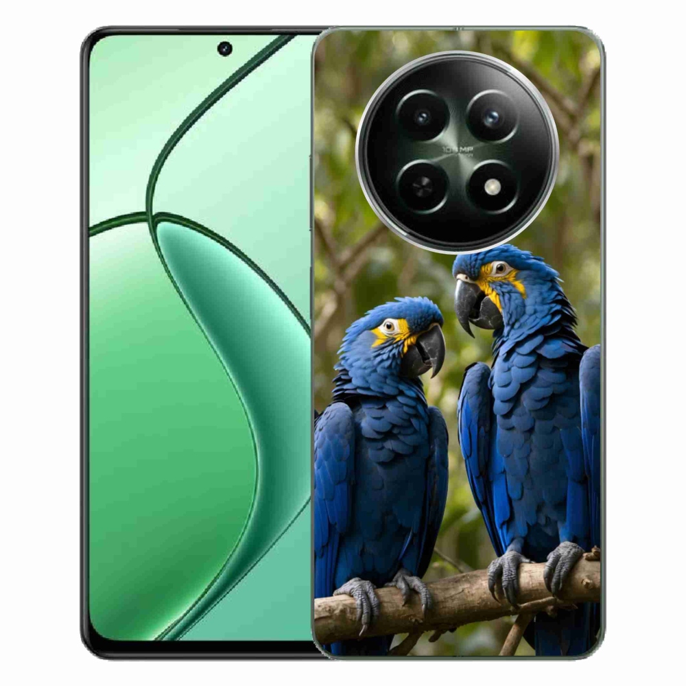 Gelový kryt mmCase na Realme 12 5G/12x 5G - papouščí duo