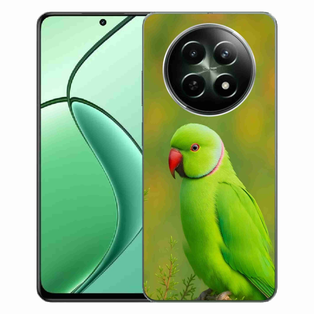 Gelový kryt mmCase na Realme 12 5G/12x 5G - papoušek alexandr 2