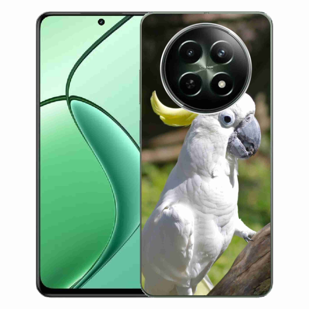 Gelový kryt mmCase na Realme 12 5G/12x 5G - papoušek kakadu 2