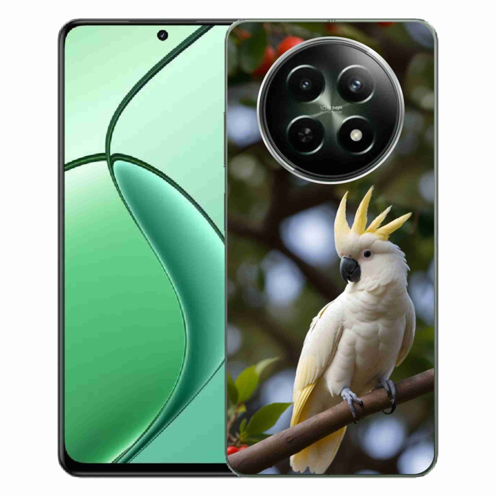 Gelový kryt mmCase na Realme 12 5G/12x 5G - papoušek kakadu 3