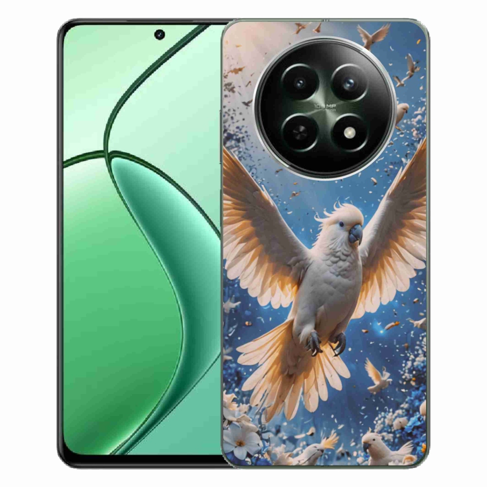 Gelový kryt mmCase na Realme 12 5G/12x 5G - papoušek kakadu
