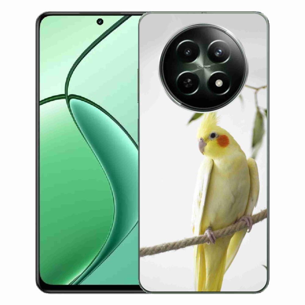 Gelový kryt mmCase na Realme 12 5G/12x 5G - papoušek korela chocholatá