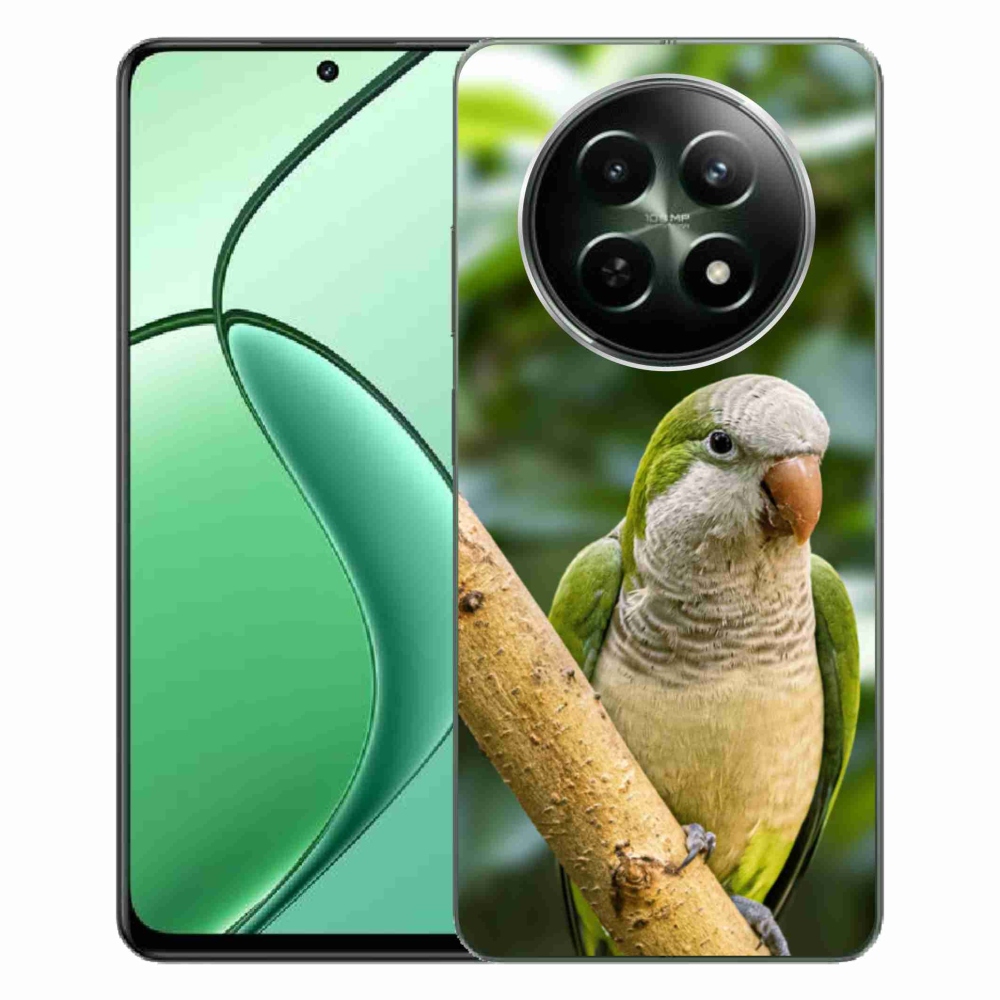 Gelový kryt mmCase na Realme 12 5G/12x 5G - papoušek mníšek