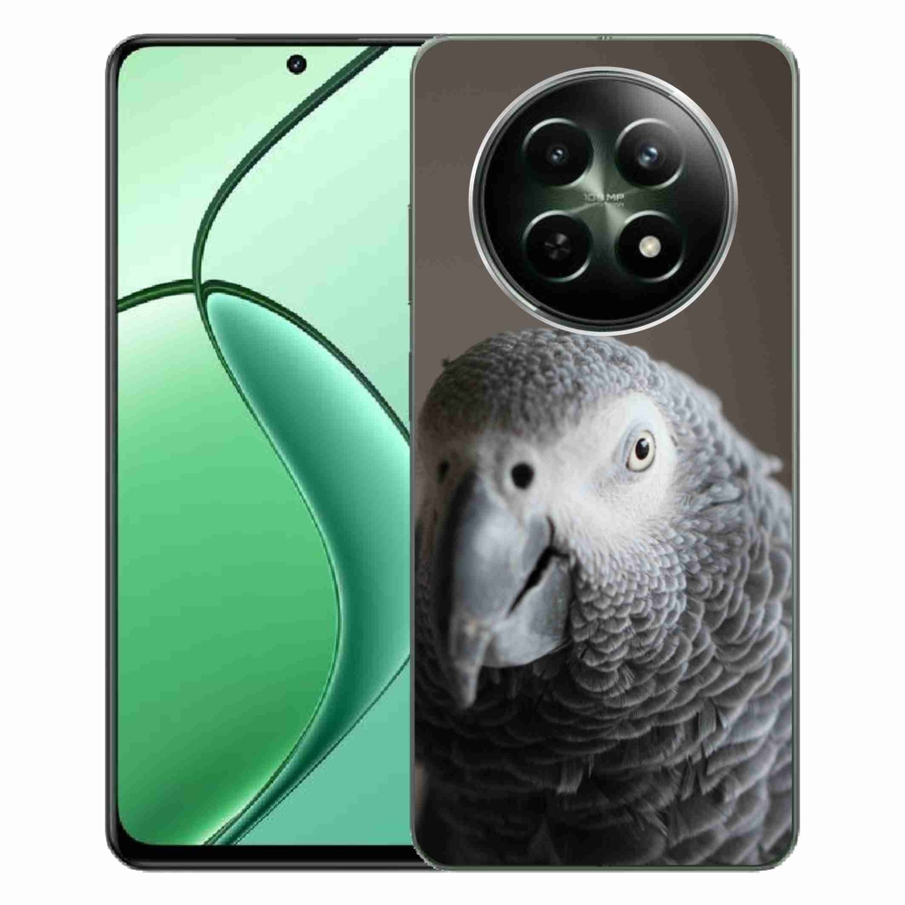 Gelový kryt mmCase na Realme 12 5G/12x 5G - papoušek žako 2