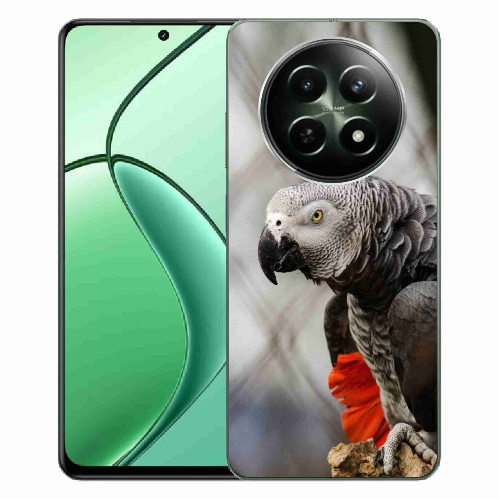 Gelový kryt mmCase na Realme 12 5G/12x 5G - papoušek žako 3