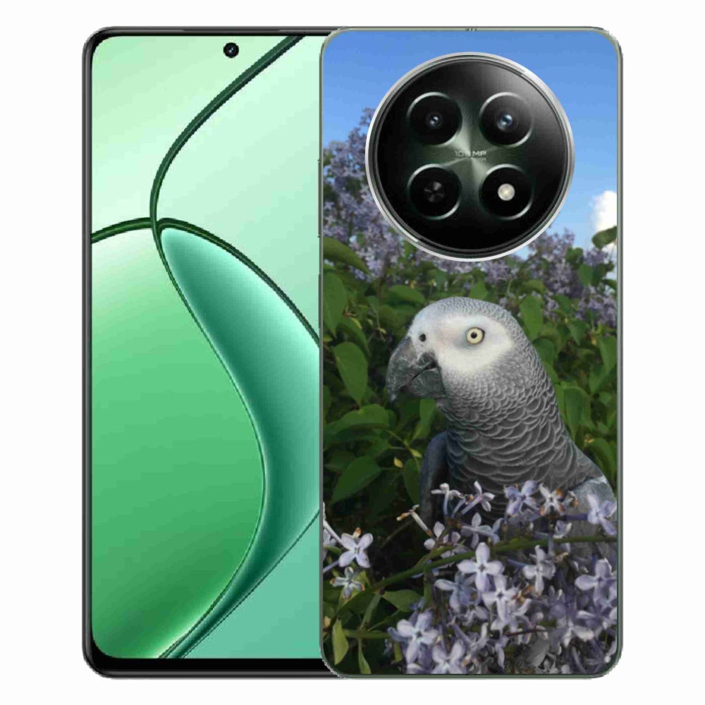 Gelový kryt mmCase na Realme 12 5G/12x 5G - papoušek žako
