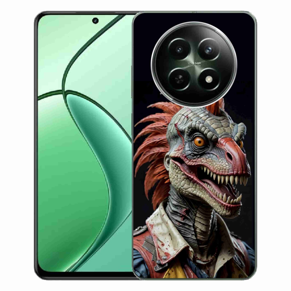 Gelový kryt mmCase na Realme 12 5G/12x 5G - punk dinosaurus