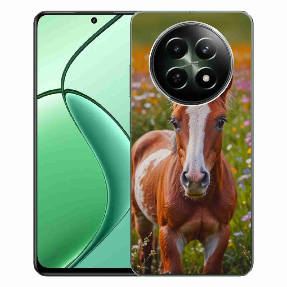 Gelový kryt mmCase na Realme 12 5G/12x 5G - roztomilé hříbě