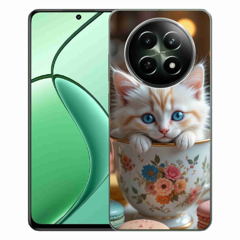 Gelový kryt mmCase na Realme 12 5G/12x 5G - roztomilé kotě 6