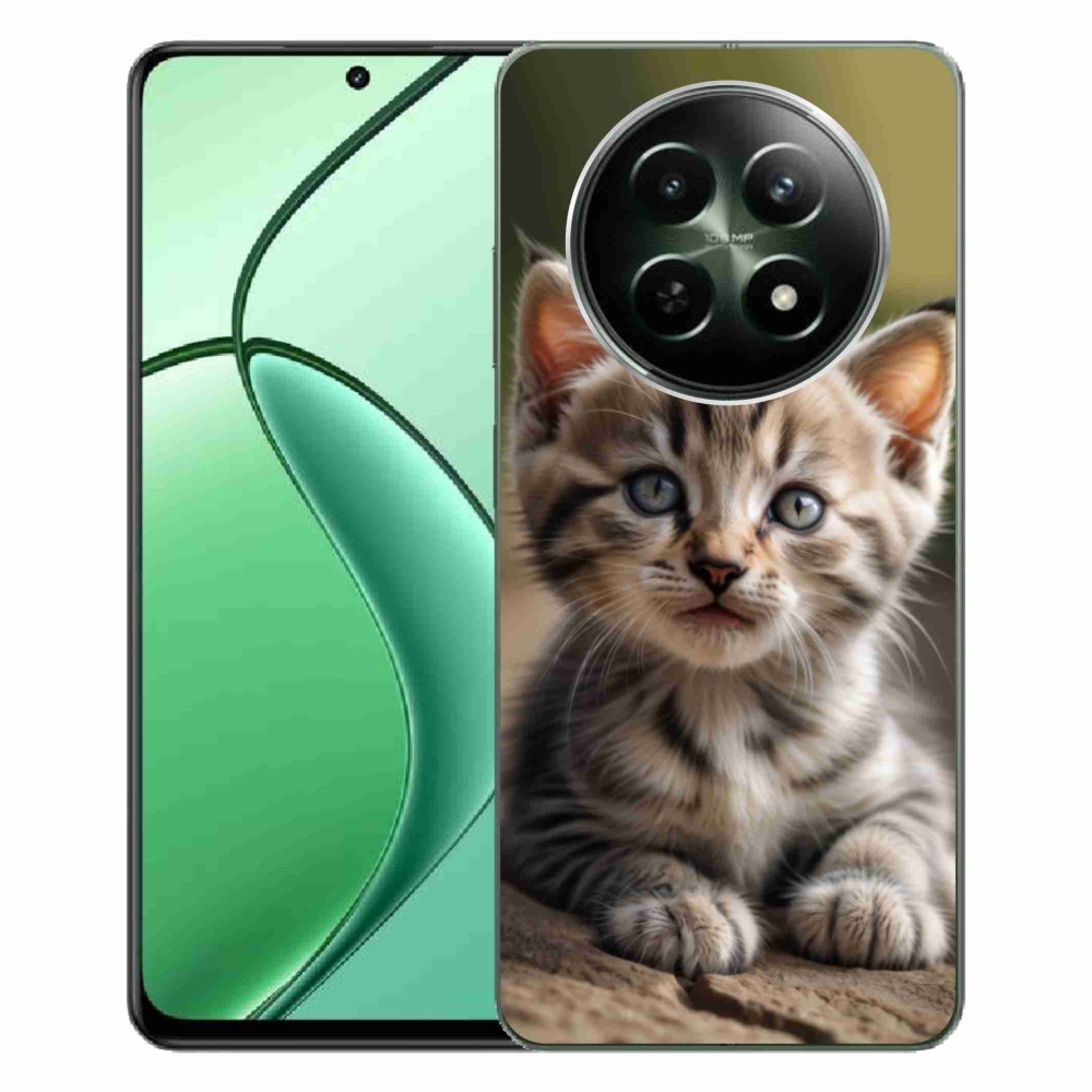 Gelový kryt mmCase na Realme 12 5G/12x 5G - roztomilé kotě 9