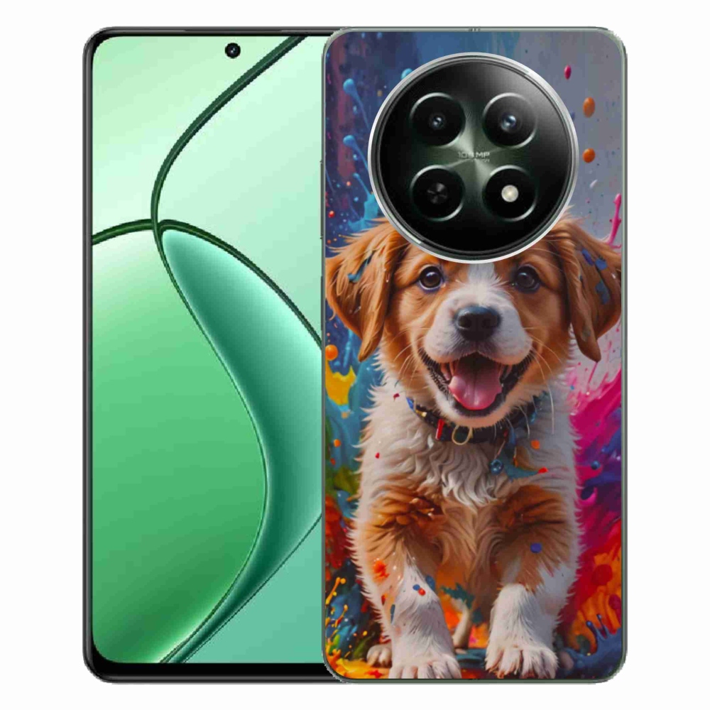 Gelový kryt mmCase na Realme 12 5G/12x 5G - roztomilé štěně 3