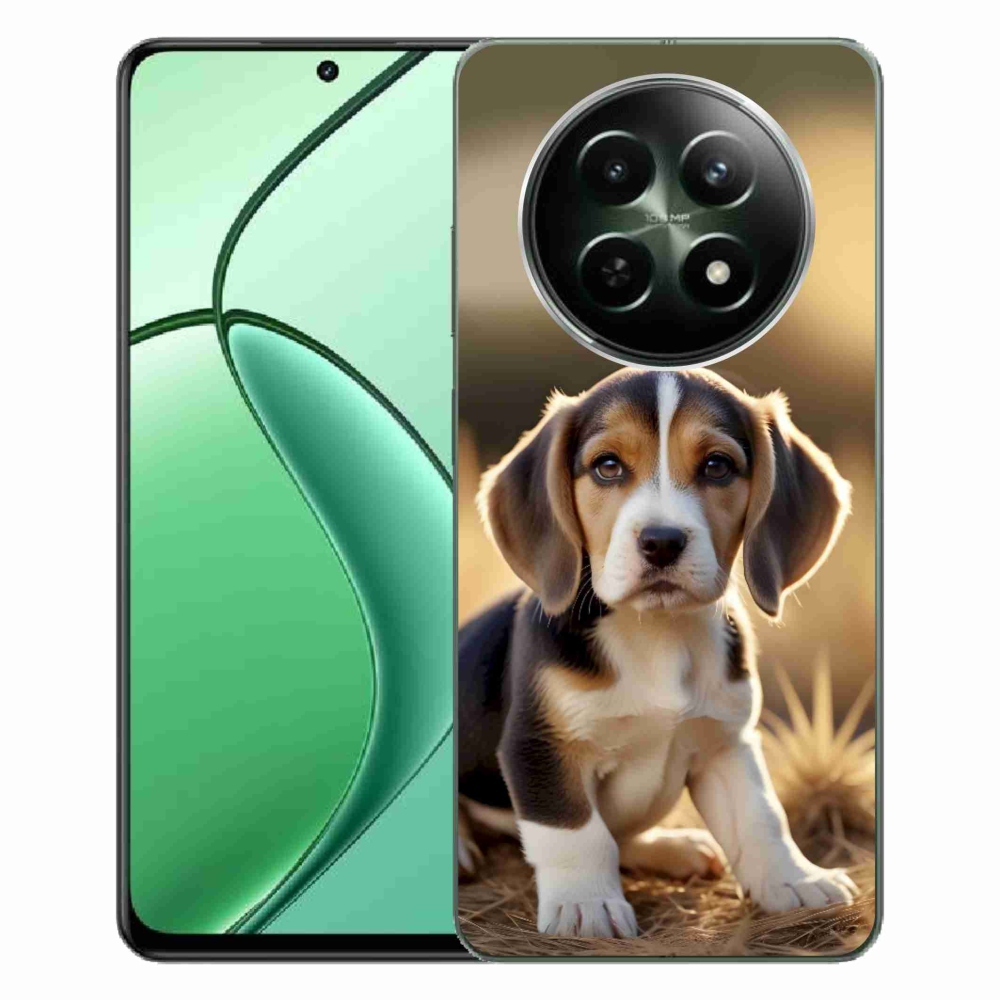 Gelový kryt mmCase na Realme 12 5G/12x 5G - roztomilý bígl