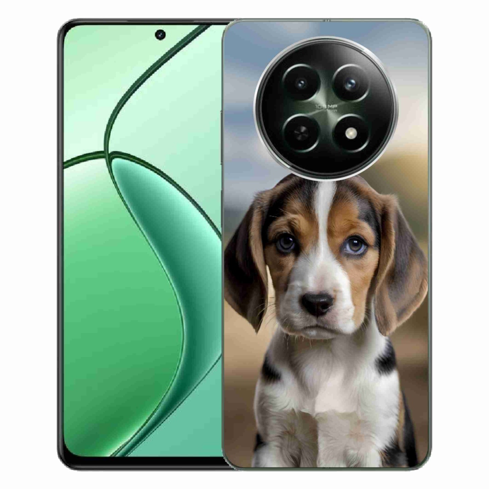 Gelový kryt mmCase na Realme 12 5G/12x 5G - roztomilý bígl