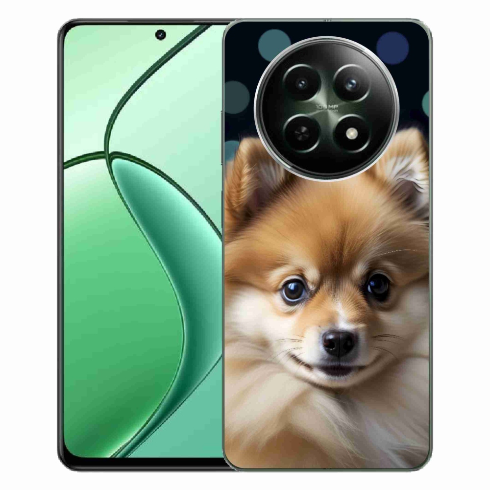 Gelový kryt mmCase na Realme 12 5G/12x 5G - roztomilý pomeranian