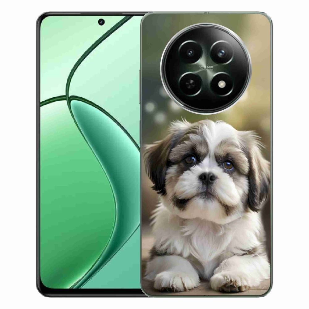 Gelový kryt mmCase na Realme 12 5G/12x 5G - roztomilý shih-tzu