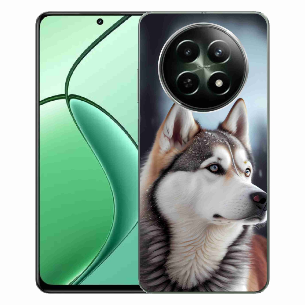 Gelový kryt mmCase na Realme 12 5G/12x 5G - sibiřský husky
