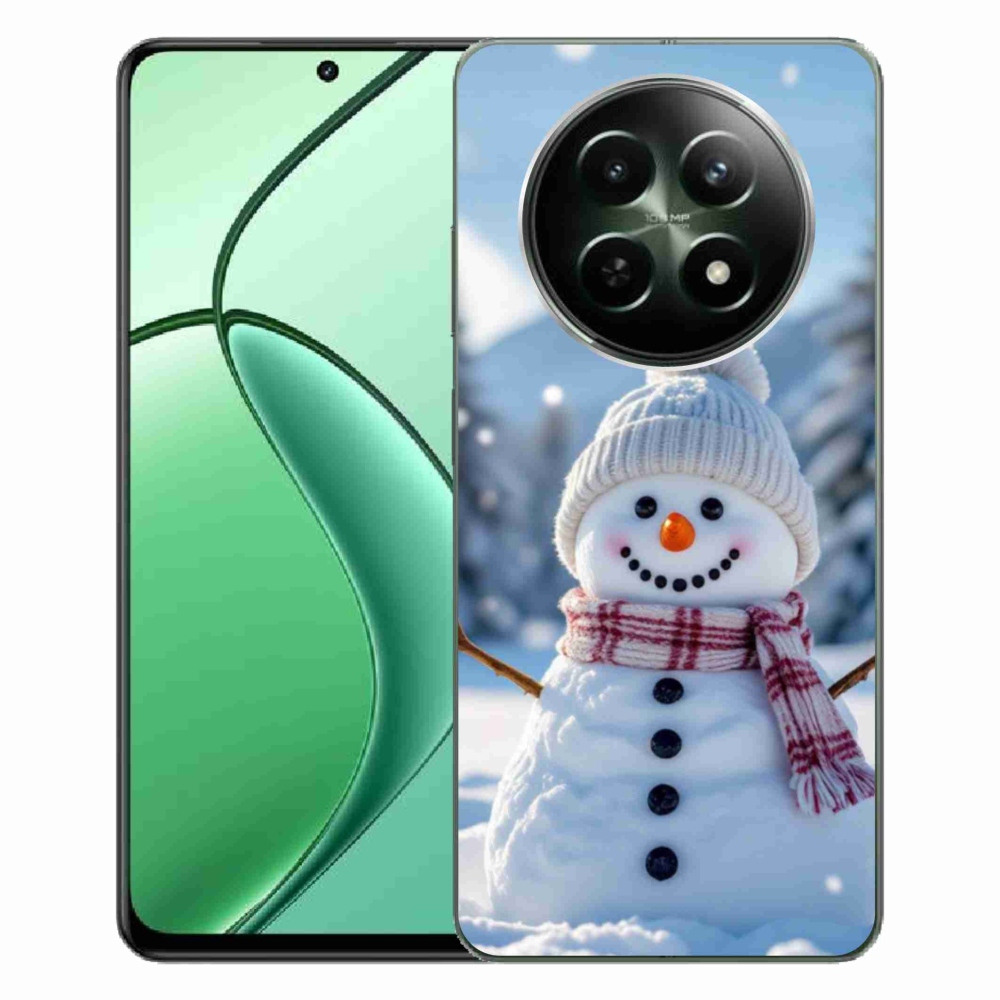 Gelový kryt mmCase na Realme 12 5G/12x 5G - sněhulák 3