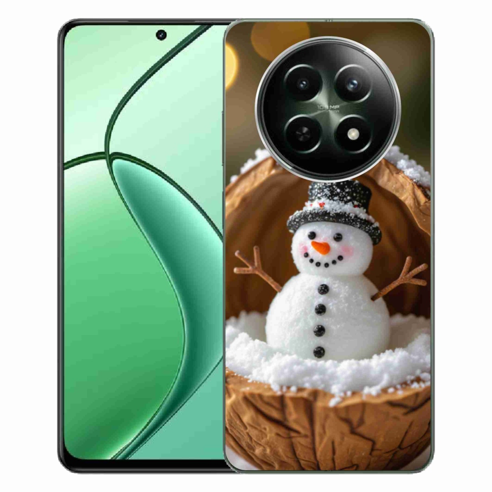 Gelový kryt mmCase na Realme 12 5G/12x 5G - sněhulák 4