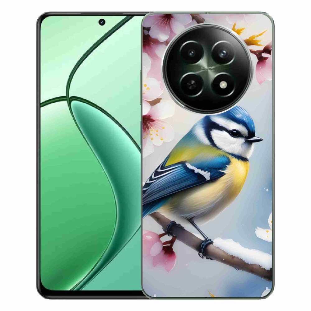 Gelový kryt mmCase na Realme 12 5G/12x 5G - sýkorka