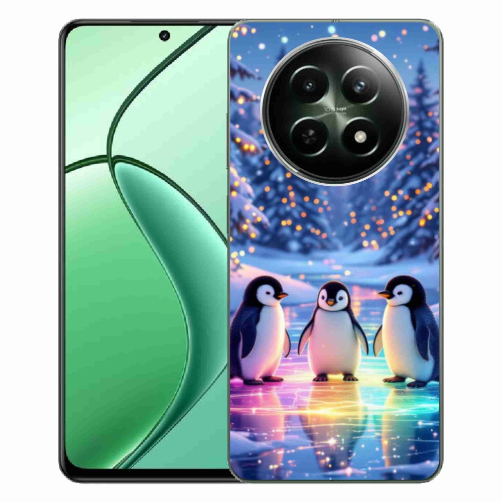Gelový kryt mmCase na Realme 12 5G/12x 5G - tučnáci