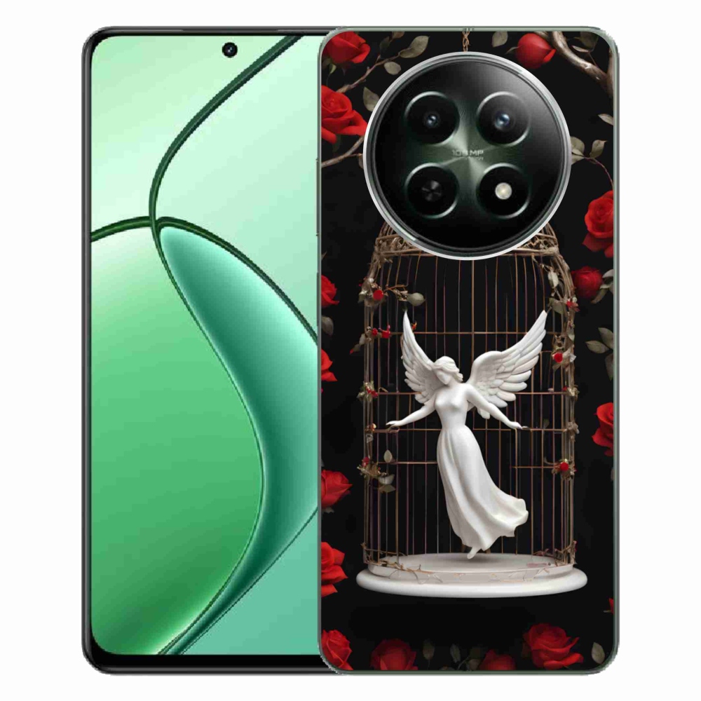 Gelový kryt mmCase na Realme 12 5G/12x 5G - uvězněný anděl