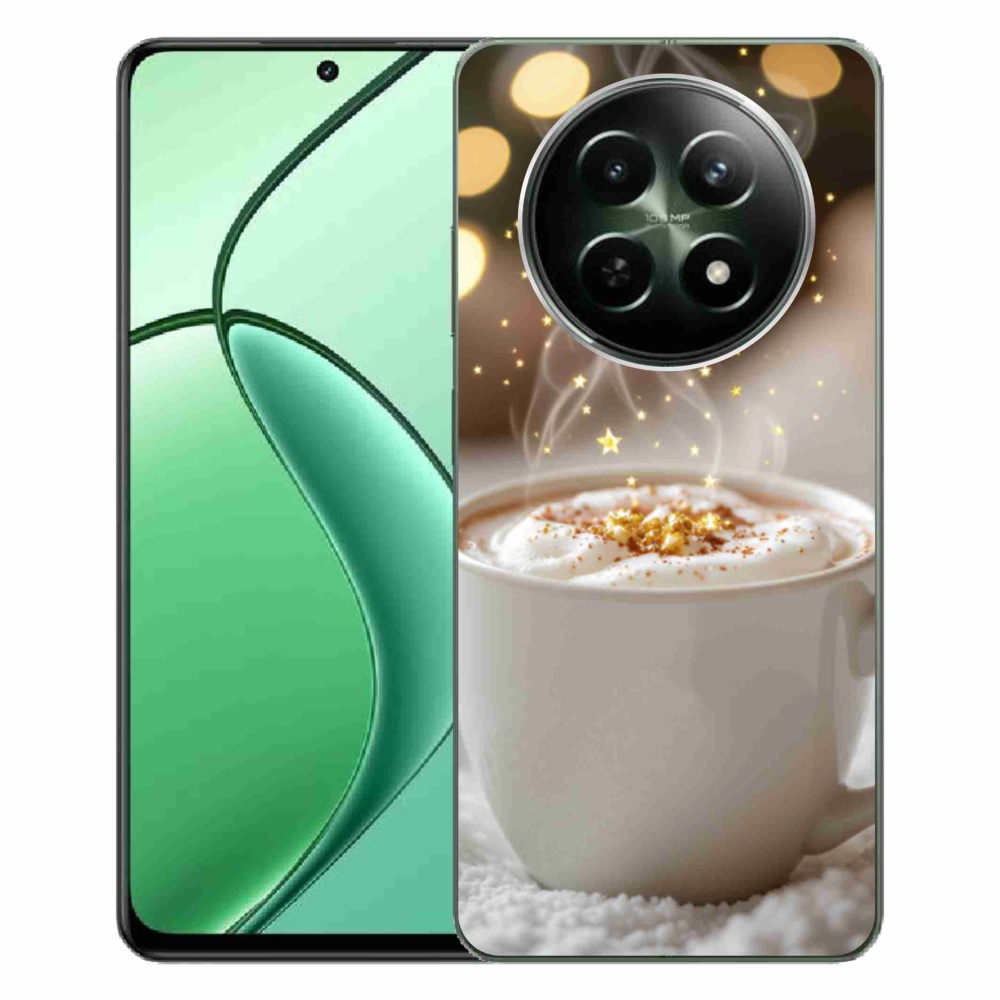 Gelový kryt mmCase na Realme 12 5G/12x 5G - vánoční horký nápoj