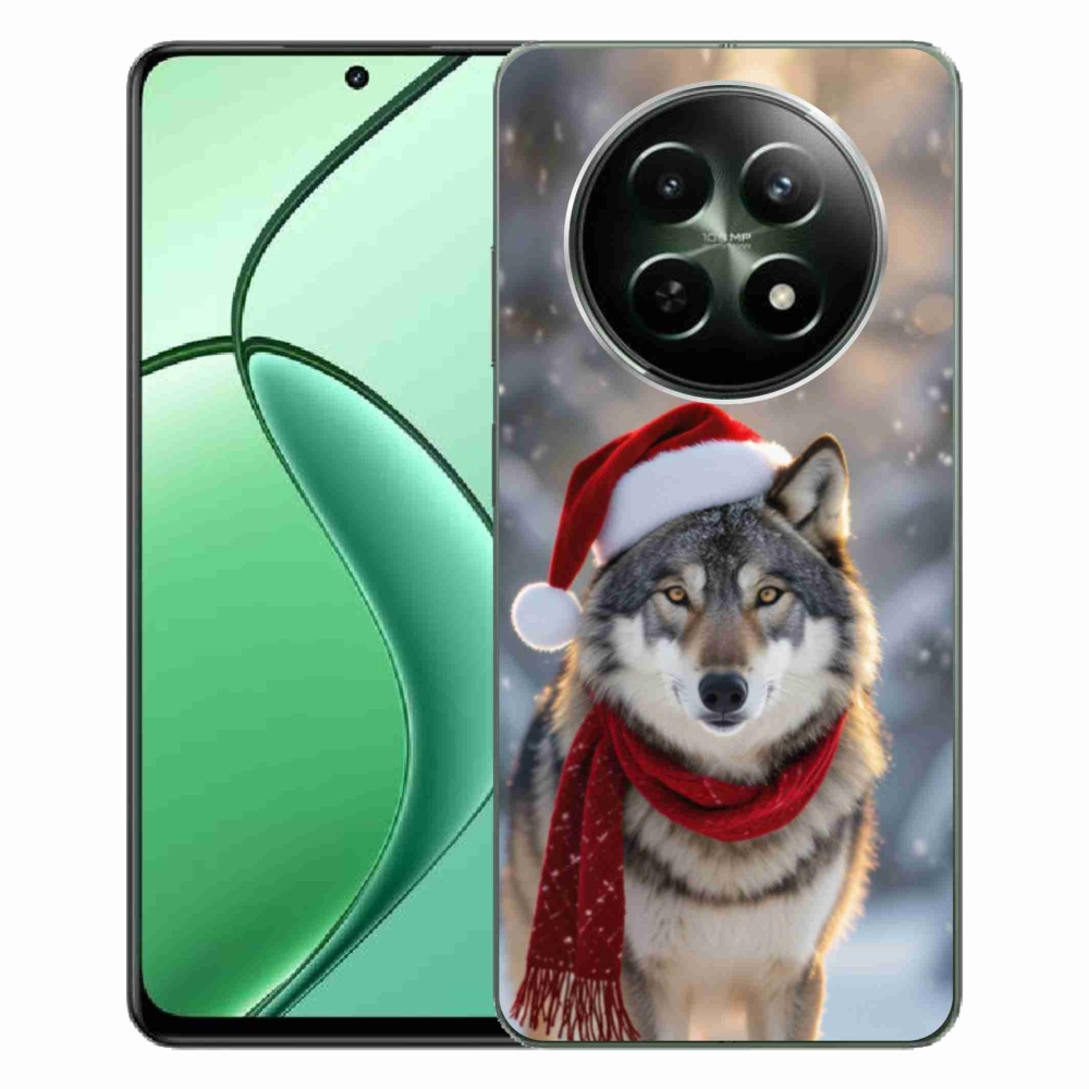 Gelový kryt mmCase na Realme 12 5G/12x 5G - vánoční vlk