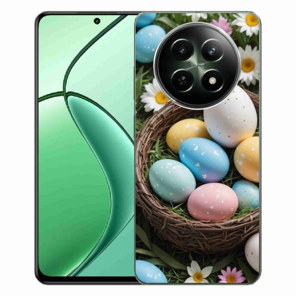 Gelový kryt mmCase na Realme 12 5G/12x 5G - velikonoční vajíčka 2