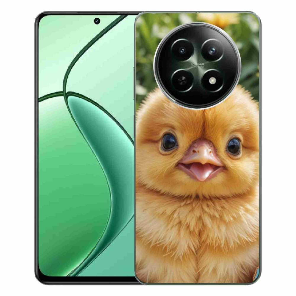 Gelový kryt mmCase na Realme 12 5G/12x 5G - veselé kuřátko