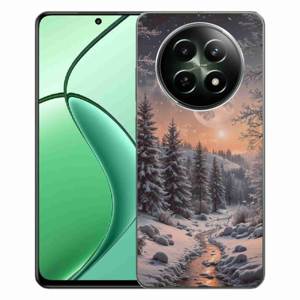 Gelový kryt mmCase na Realme 12 5G/12x 5G - zimní krajina 2