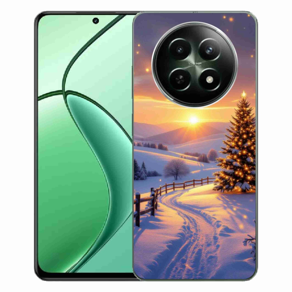 Gelový kryt mmCase na Realme 12 5G/12x 5G - zimní krajina