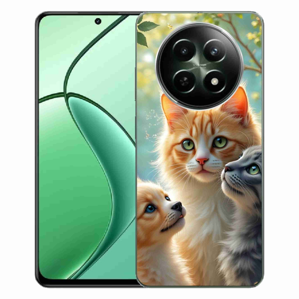 Gelový kryt mmCase na Realme 12 5G/12x 5G - zvířecí přátelství 2
