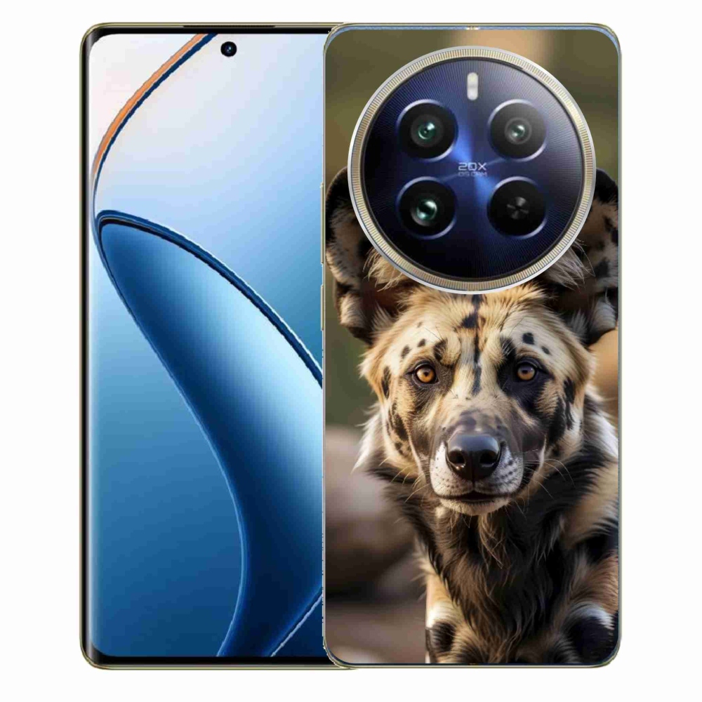 Gelový kryt mmCase na Realme 12 Pro 5G/12 Pro+ 5G - africký divoký pes